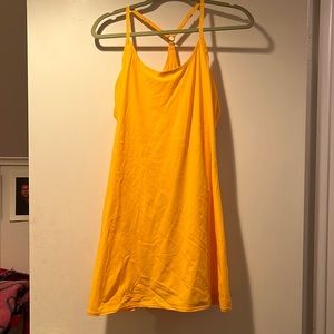OUTDOOR VOICES EXERCISE DRESS - yellow